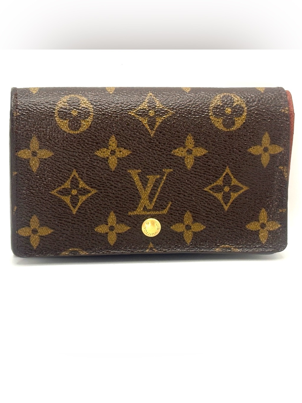 Louis Vuitton Monogram Porte Tresor International Wallet no peelings SP0090